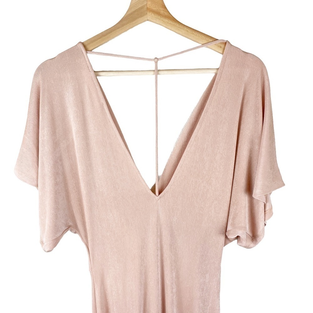 ASTR the Label Kiera Twist Front Midi Dress Size M - Picture 7 of 9